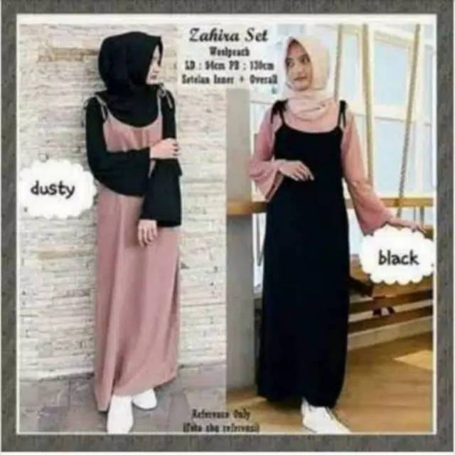  Baju Muslim Abaya Bordir Gamis Maxi Dress Arab Saudi 