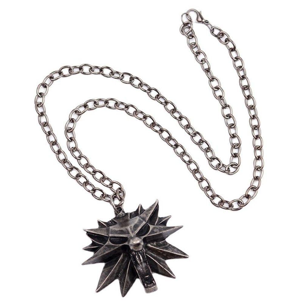 Souvenir Kalung R-FLOWER Wolf Head Vintage Rock Punk Gothic Hip Hop Cosplay