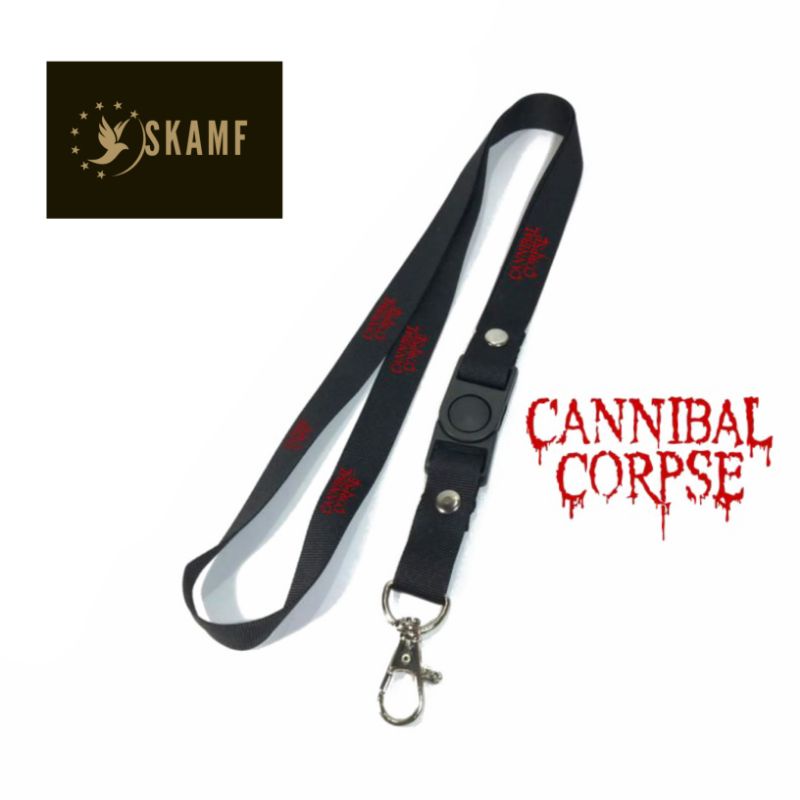 

Lanyard murah CANNIBAL CORPSE tali lanyard BAND gantungan kunci name tag id card kartu nama / lanyard podss vapee CANNIBAL CORPSE gantungan / bisa cod lanyard best seller / oring lengkap