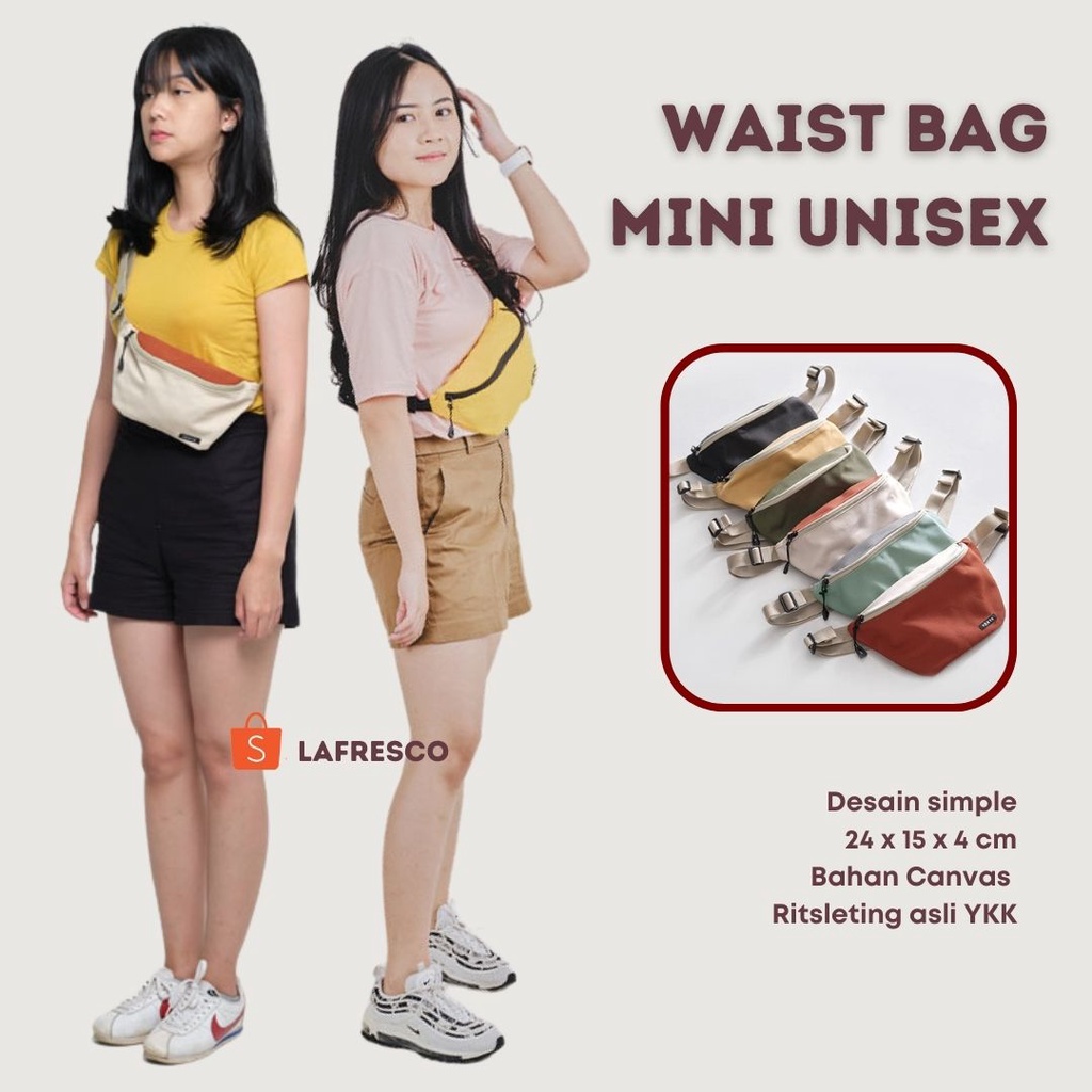 Tas Pinggang PAXTA WAIST BAG 01 Olahraga Kecil Mini Pria Wanita Cewek Cowok Terbaru Murah ORIGINAL
