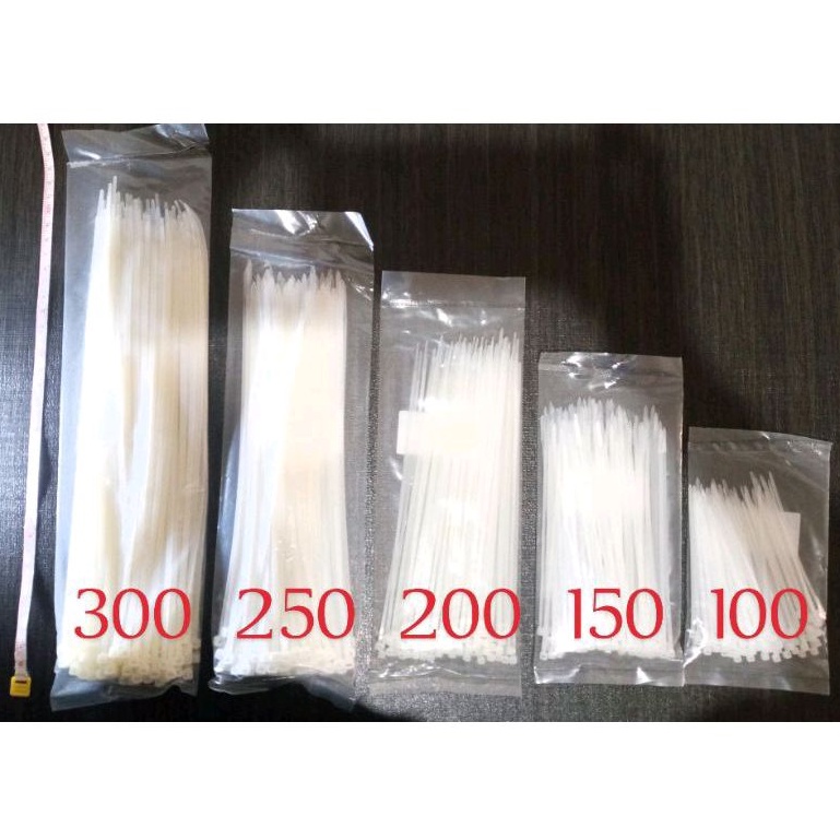 

Kabel Tie / Tis U: 3,6x250mm Isi 100 pcs Warna / Merk Random