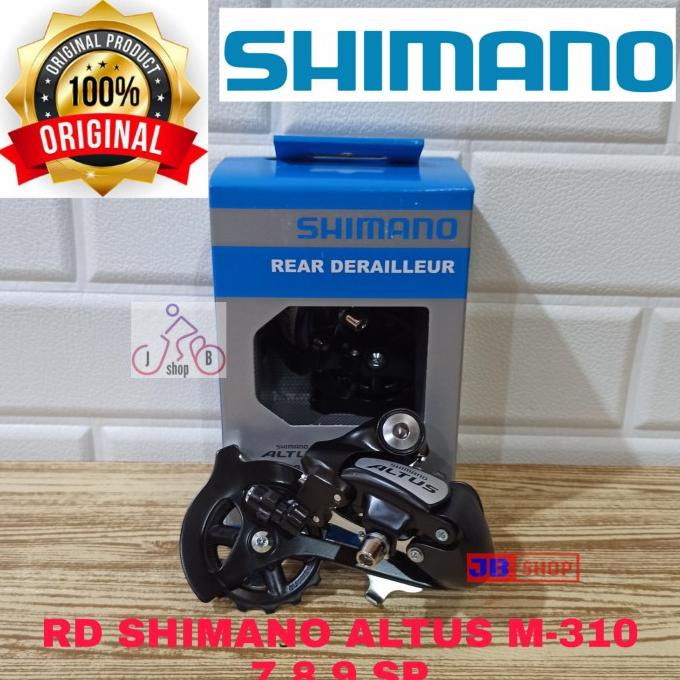 RD REAR DERAILLEUR SHIMANO ALTUS ORIGINAL LETTER S SEPEDA 7 8 9 SPEED
