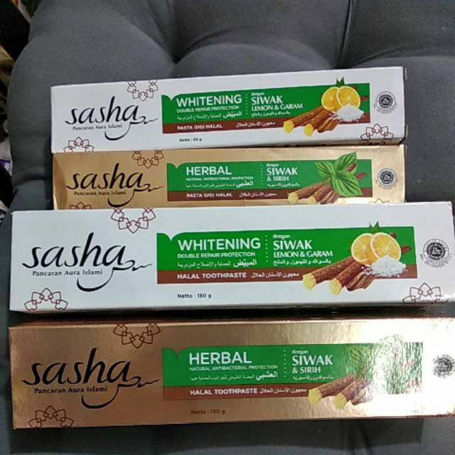 Sasha pasta gigi odol 65/150 gr