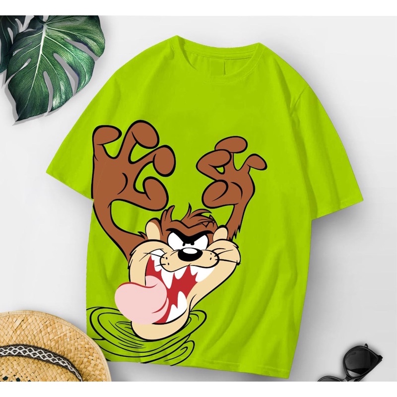 Baju kaos oversize xl tee tshirt cewe wanita dewasa remaja abg motif terbaru-Tazmania