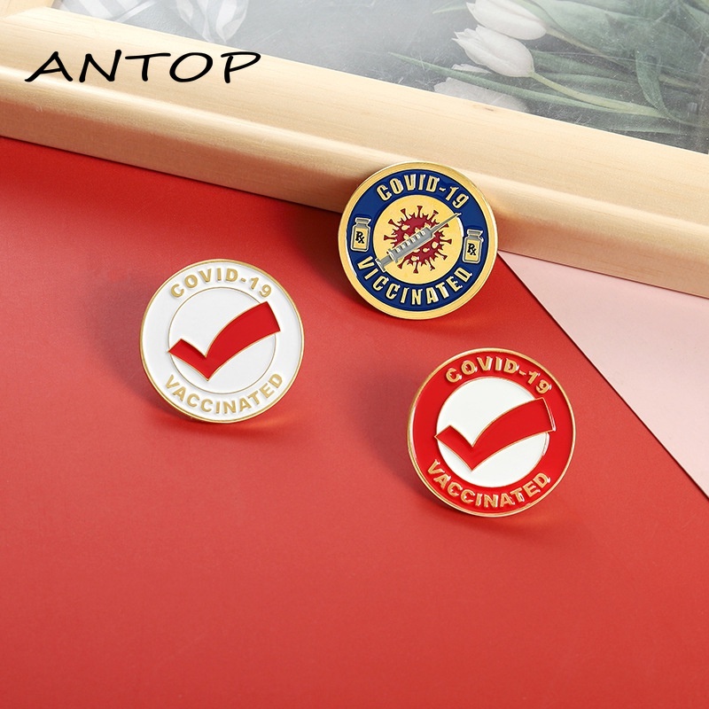 Pop-Enamel Pin Lapel Lencana Bros Aksesoris Fashion ANTOP