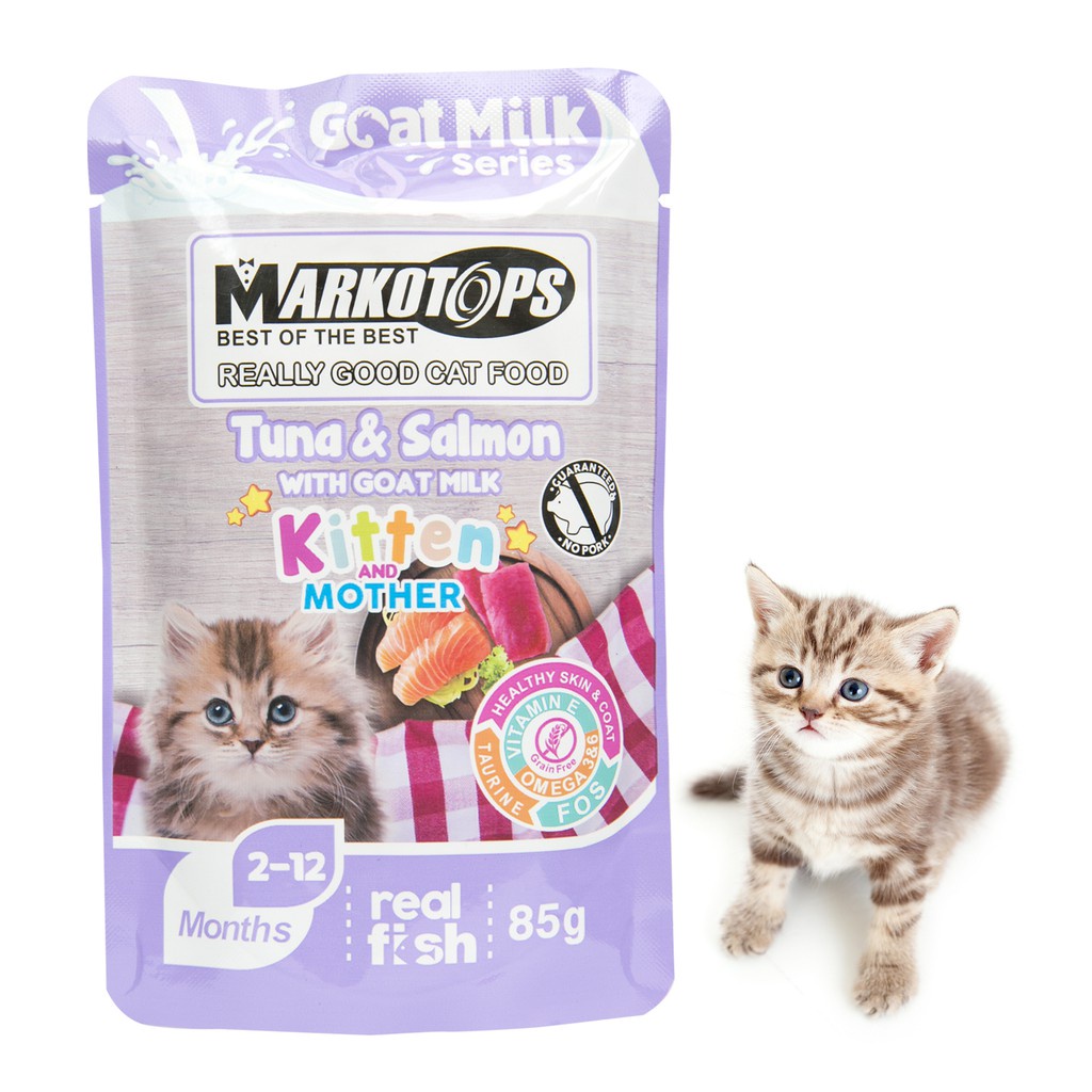 Markotops Pouch 85gr All Varian Semua Rasa Makanan Kucing Adult &amp; Kitten