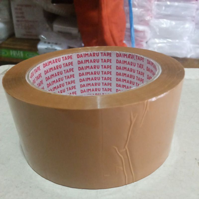 

Lakban Daimaru Cokelat Coklat Bening Putih