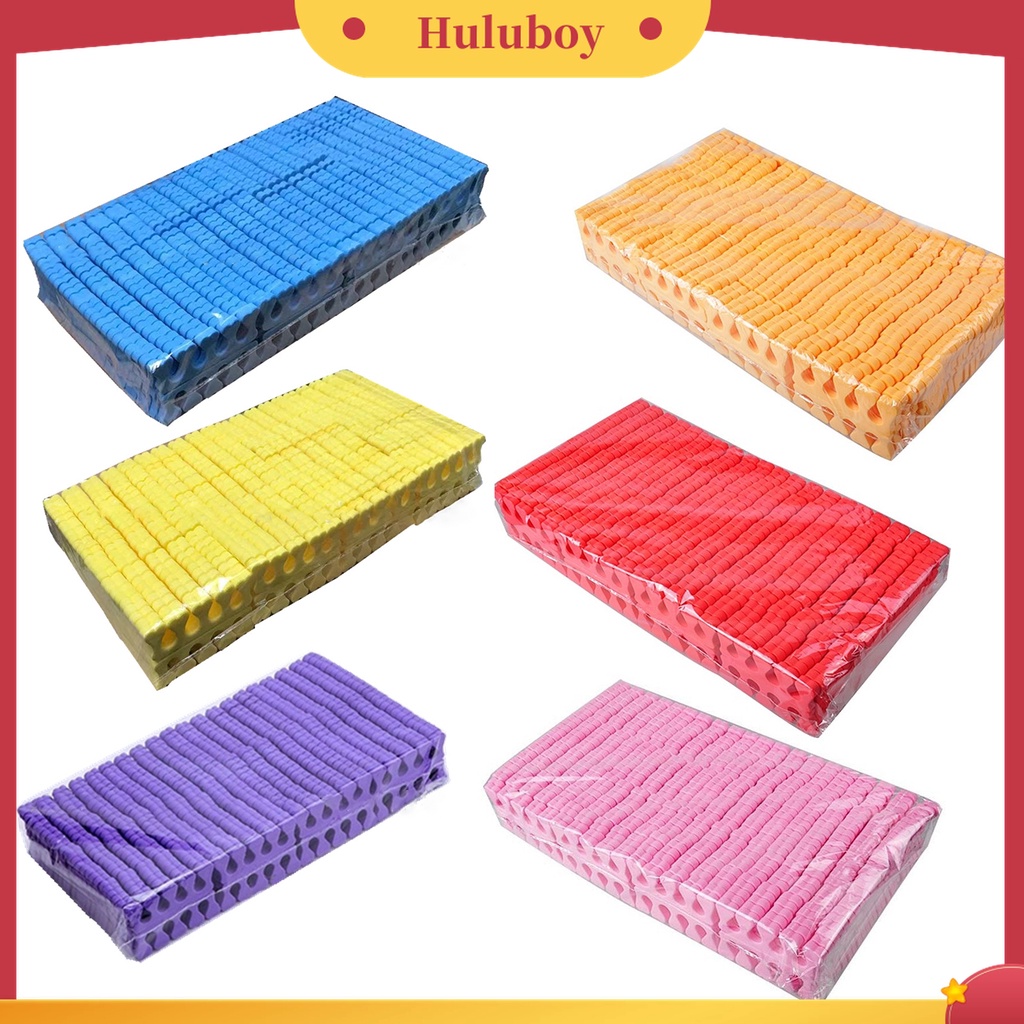 Huluboy Huluboy♡ 100 Pasang / Set Spons Pemisah Jari Kaki Anti Gores Untuk Pedicure