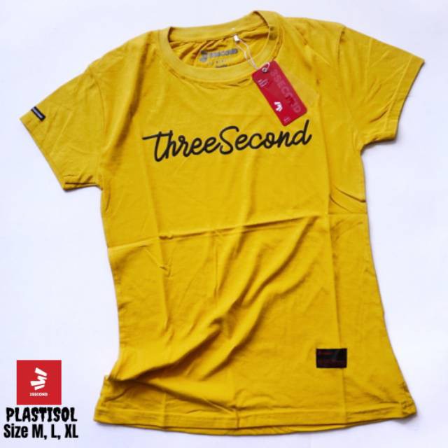 KAOS 3SECOND CEWEK KAOS THREE SECOND KAOS PENDEK KAOS WANITA KAOS 3SECOND TERBARU
