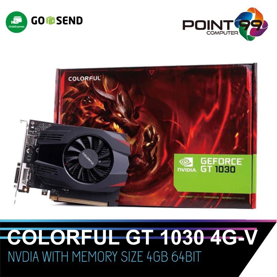 VGA NVIDIA COLORFUL GT 1030 4G-V 4gb