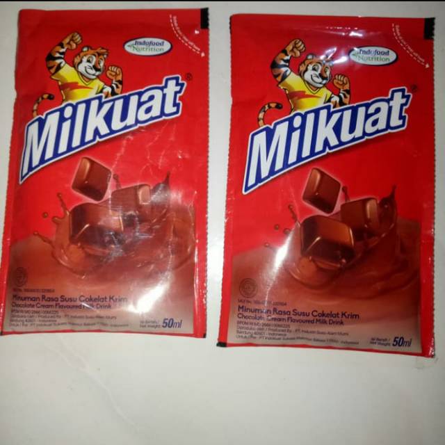 

Minuman susu Milkuat coklat sachet (50 ml 1 sachet)