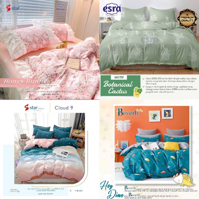 bedcover set||bedcover homemade||bedcover murah||katun