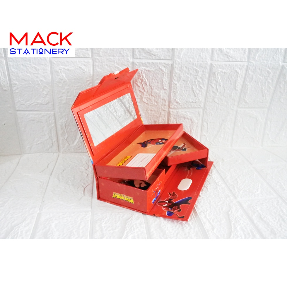 Kotak Pensil Kode 3 Susun 3 Dimensi / Pencil Case kode 3 Tingkat / Tempat Pensil kode-7