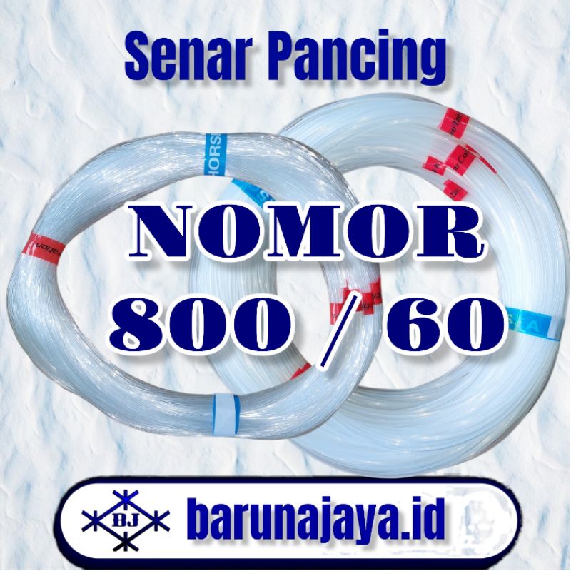 10Roll Senar Pancing - Senar Layangan - Senar Sikat Galon No. 60 / 800