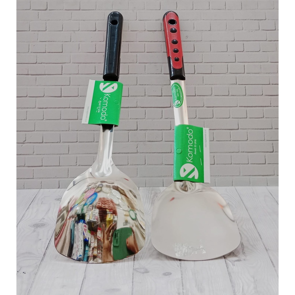 SENDOK GORENG STAINLESS / SENDOK KUALI STAINLESS STEEL - KOMODO