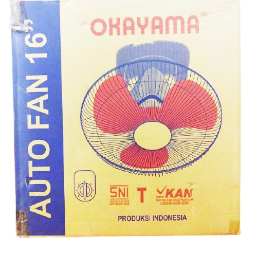 Kipas Angin Okayama 16 Inch Plafon / Orbit Fan / Auto Fan