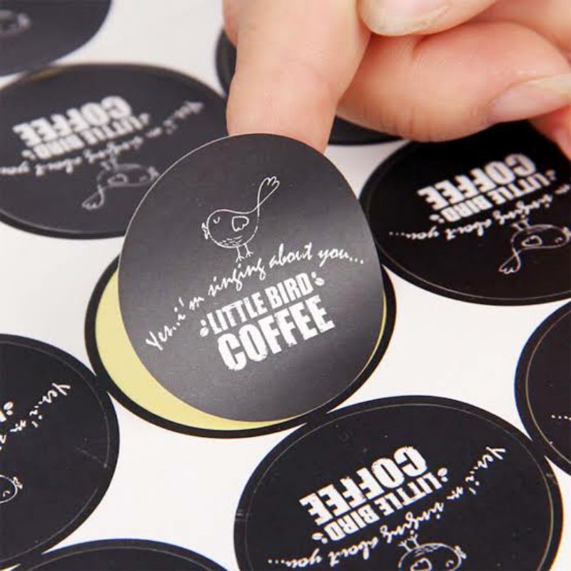 

(TAHAN AIR) Sticker Bentuk Bulat/Kotak Custom Logo Cetak Label Stiker Makanan Minuman Proses 1 Hari Jadi GRATIS BIAYA DESAIN
