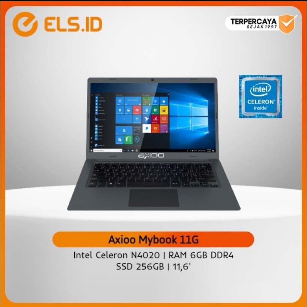 Axioo Mybook 11G - Grey [Celeron N4020-6GB-SSD 256GB]