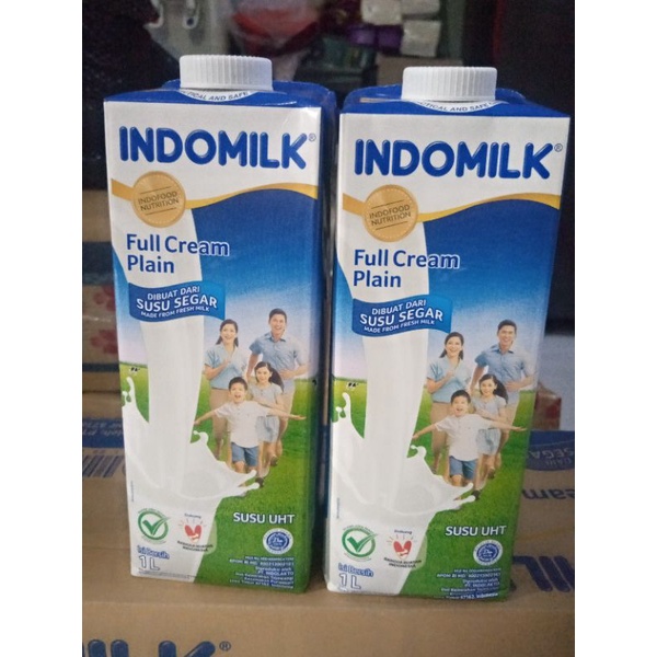 

SUSU UHT INDOMILK FULL CREAM PLAIN 1000ML 6pcs