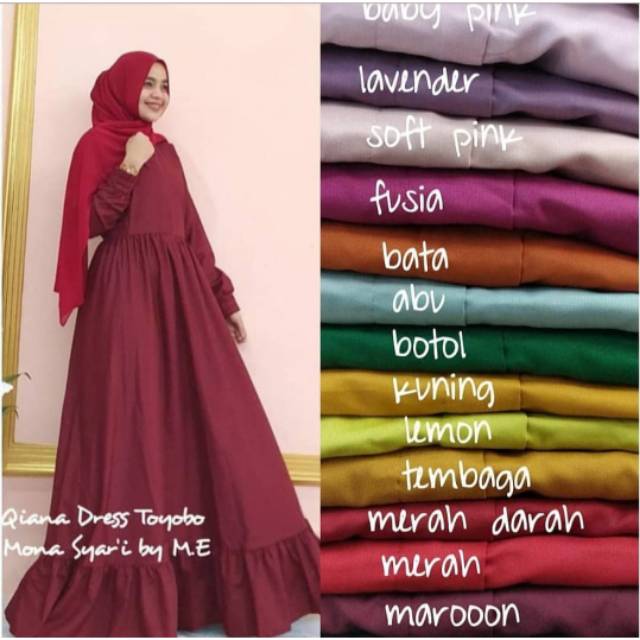 QIANA DRESS - ORIGINAL MONA SYAR'I BY M.E