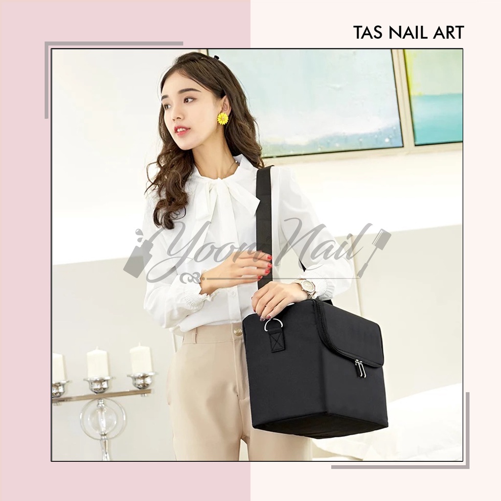 Tas nail art bag nailist bag koper nail art serbaguna waterproof