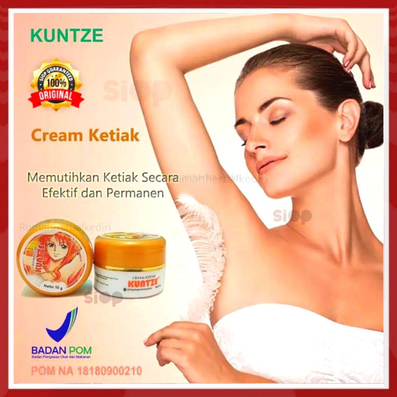 TERAMPUH ! KUNTZE CREAM PEMUTIH KETIAK