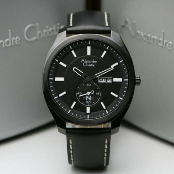 Jam Tangan Pria Alexandre Christie Ac 6550 / Ac6550 Full Black Medanbaiak.Store