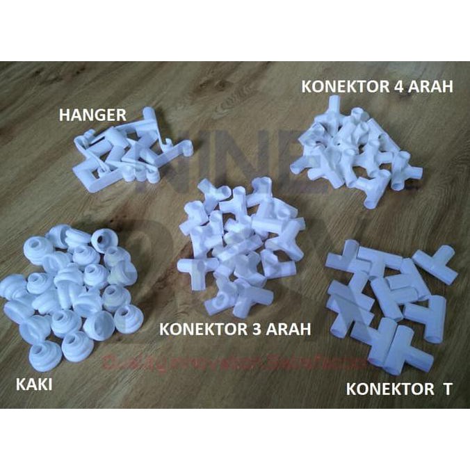 Best Seller- Siku Konektor Untuk Rak Sepatu Cover / Penyambung Pipa Rak Sepatu Terlaris
