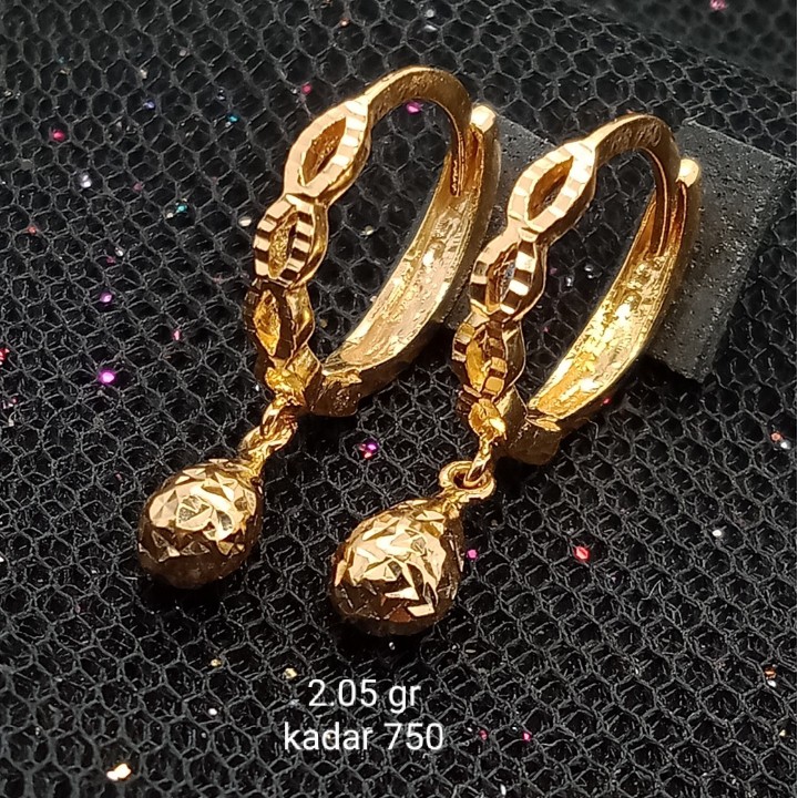 Anting Emas 17K - 2.05 gr Kadar 750 - 1224