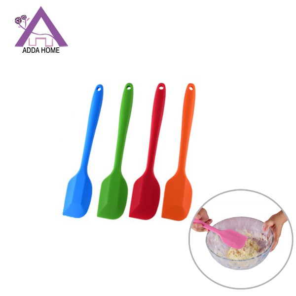 Ukuran Besar - Spatula Scraper Silikon Tahan Panas Anti Lengket Bahan Food Grade 25.5x5cm