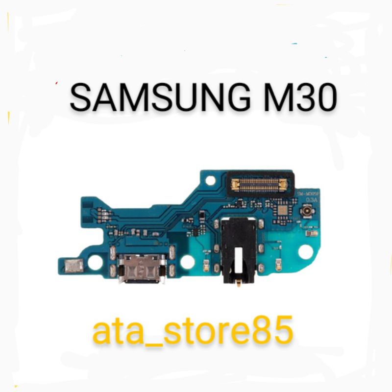 Papan Charger Samsung M30 | M 30 PCB UI+Mic Connector Charger Board Konektor Cas Flexible Flexibel Carger Original