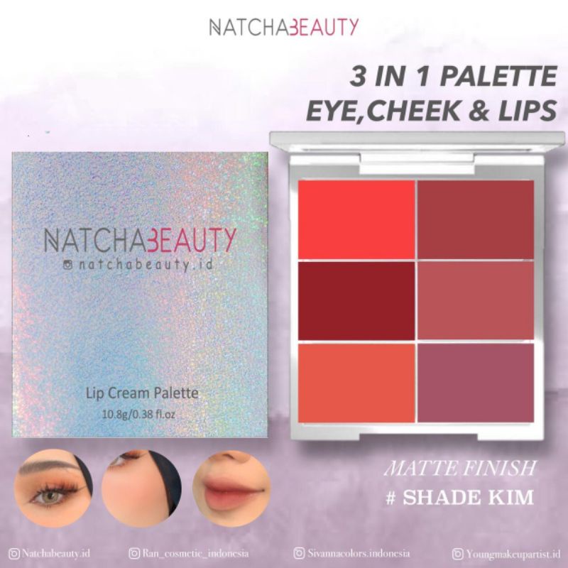 Natcha Beauty Lip Cream Pallete