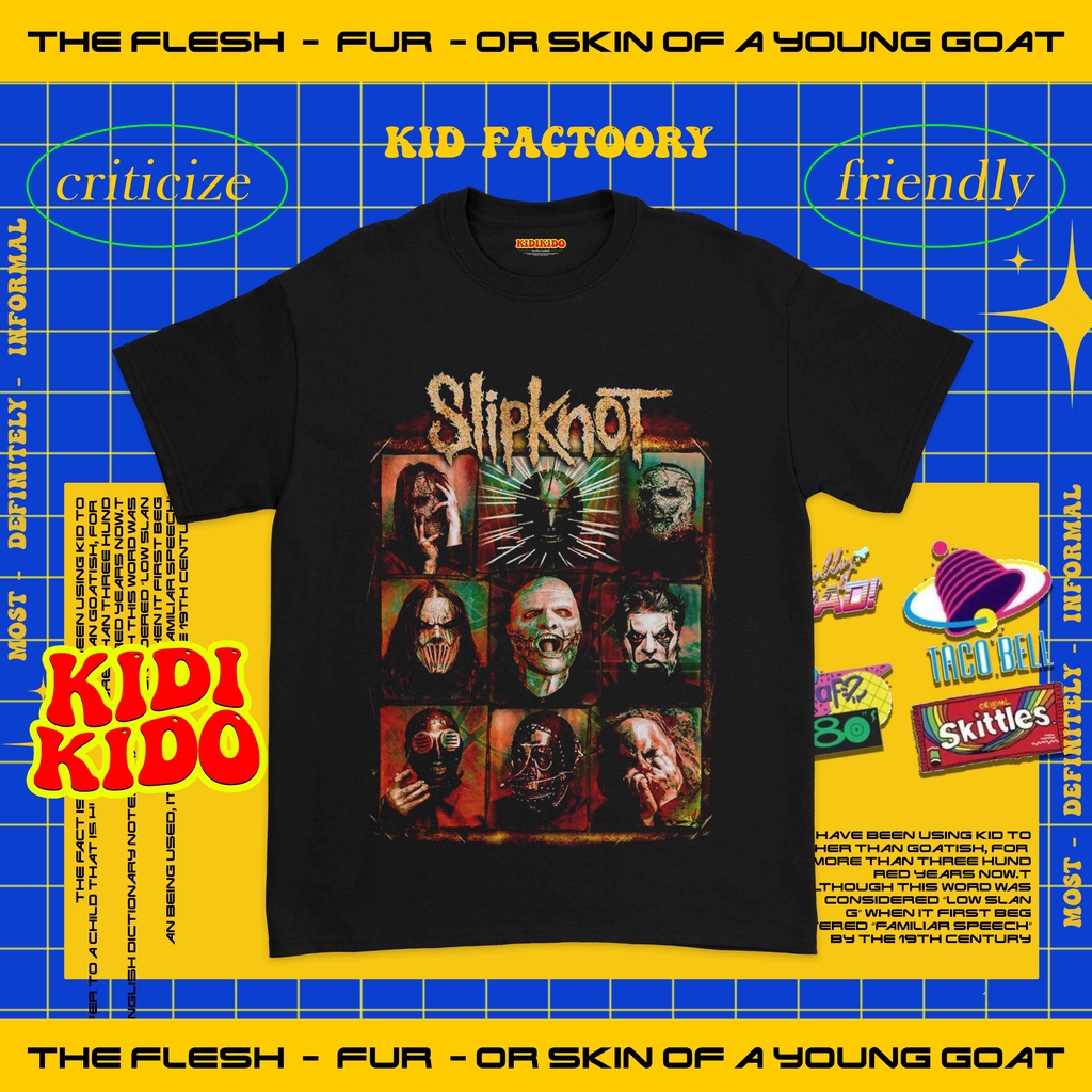 T-SHIRT BAND ANAK SLIPKNOT | BAJU BAND ANAK | KAOS BAND ANAK | SLIPKNOT | 003