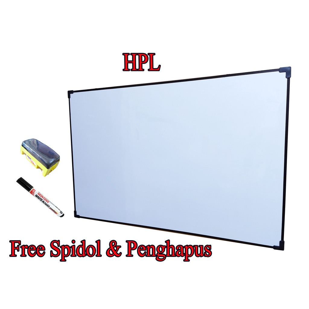 papan tulis 60x90 cm magnet dan non magnet