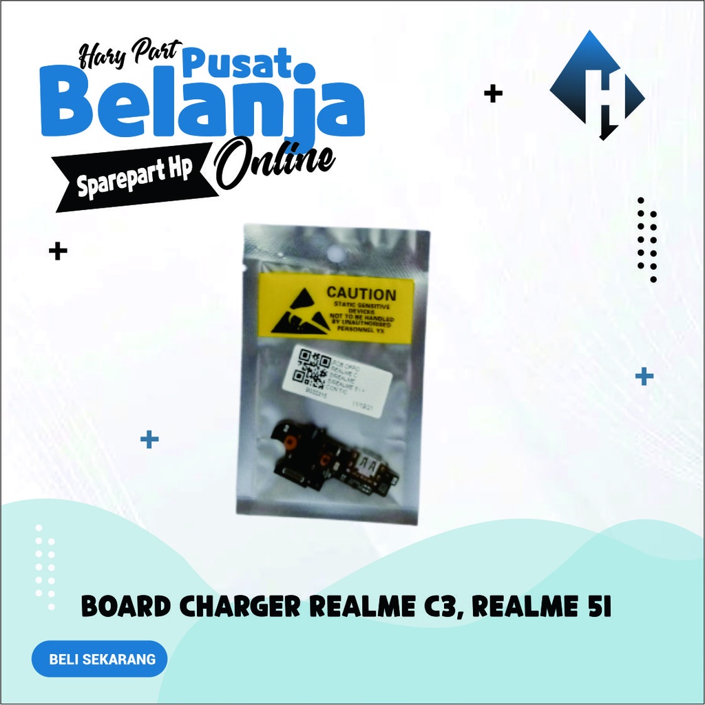 KB OPPO REALME C3 REALME 51 / Board Charger Realme C3 / Realme 5I / Papan Konektor Cas