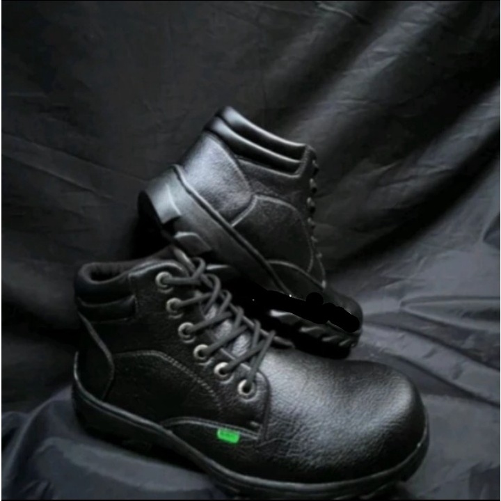 Sepatu Safety Boots sepatu kerja pabrik lapangan kitchen, pabrik, SPBU Terlaris Septi Savety Boots Terbaru