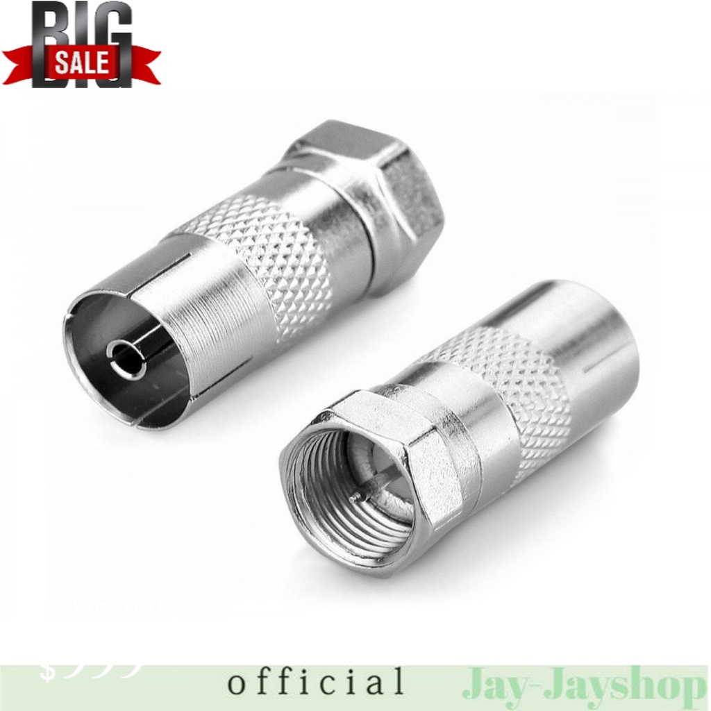 CONNECTOR F MALE TO PAL FEMALE / JACK KONEKTOR PAL CEWEK