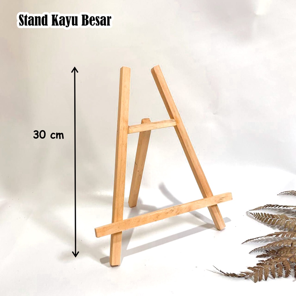 

Stand Kayu Easel Kayu Sandaran Pigura Frame Foto Tripod Kayu Minimalis