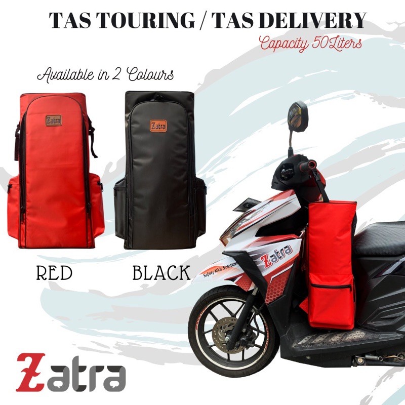 Tas Kurir Motor Anti Air Tas Touring FREE RAINCOVER