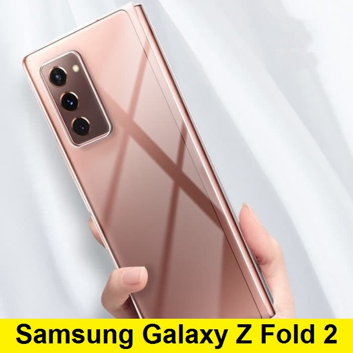 Case Samsung Galaxy Z Fold 2 Slim Clear TPU Silicone Bening Transparant Soft Cover Casing