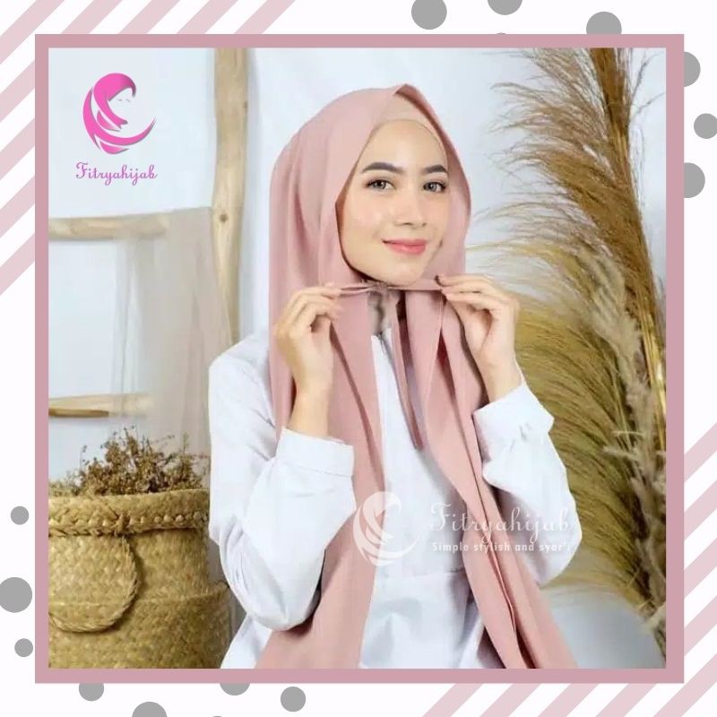 FH Pashmina Hijab Instant Thalita Tali Matt Diamond Italiano size 175*75cm