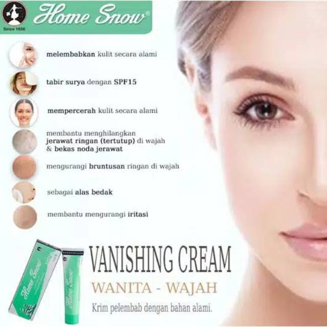 Home Snow Vanishing Cream Shopee Indonesia