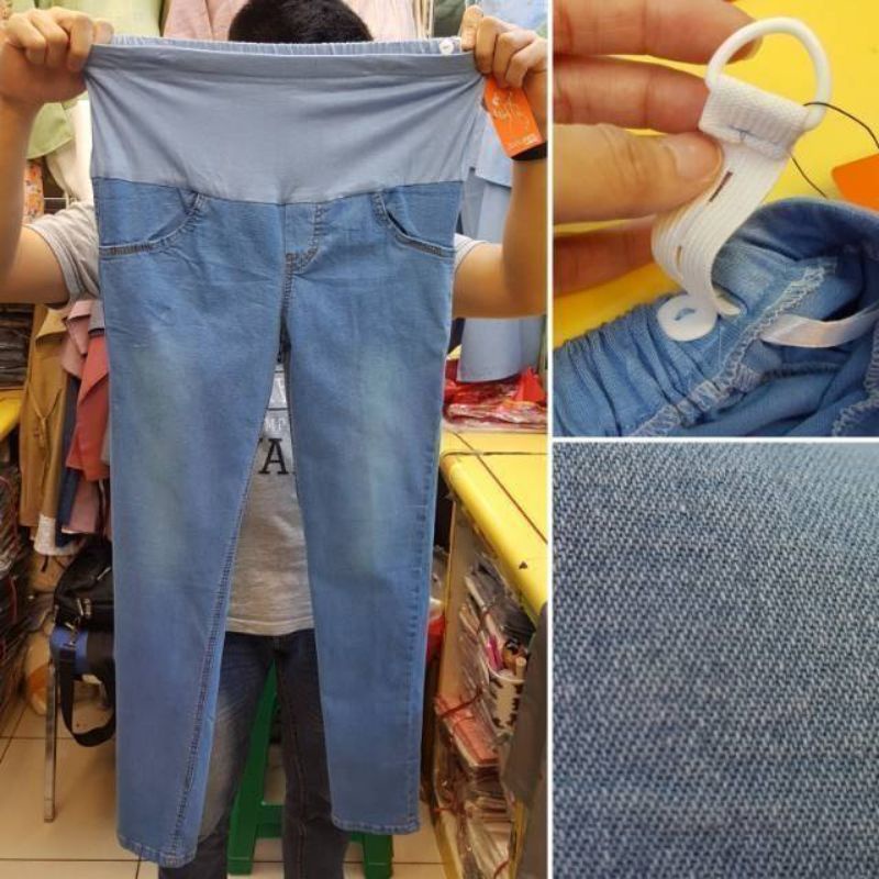 CELANA HAMIL JEANS SOFT JEANS/CELANA BUMIL/CELANA HAMIL MODEL TERBARU