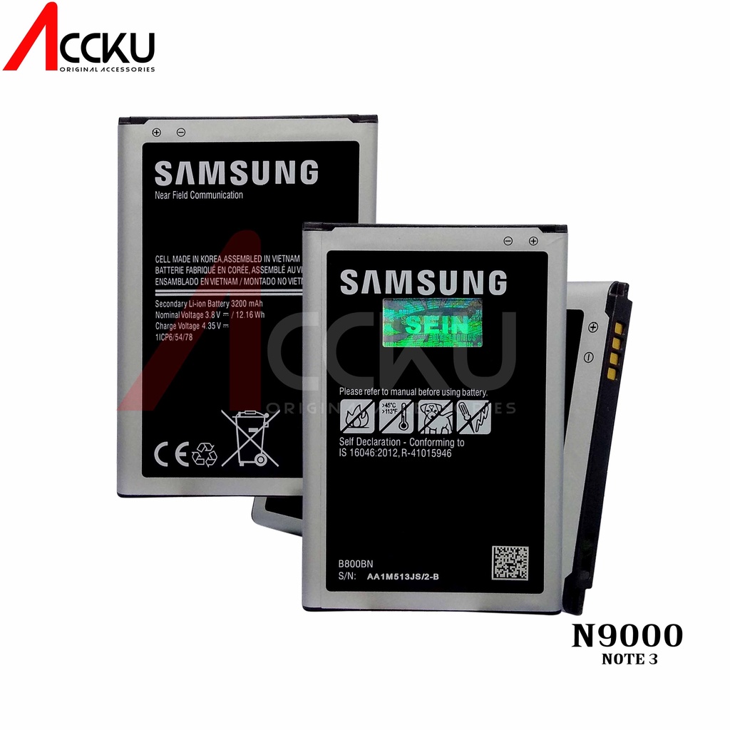 BATERAI SAMSUNG N9000 BATTERY SAMSUNG GALAXY NOTE 3 B800BE ORI 99