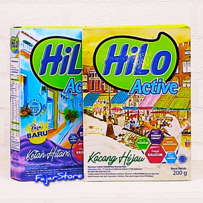 

Hilo Active Kacang Hijau 200 G / Ketan Hitam 175 G