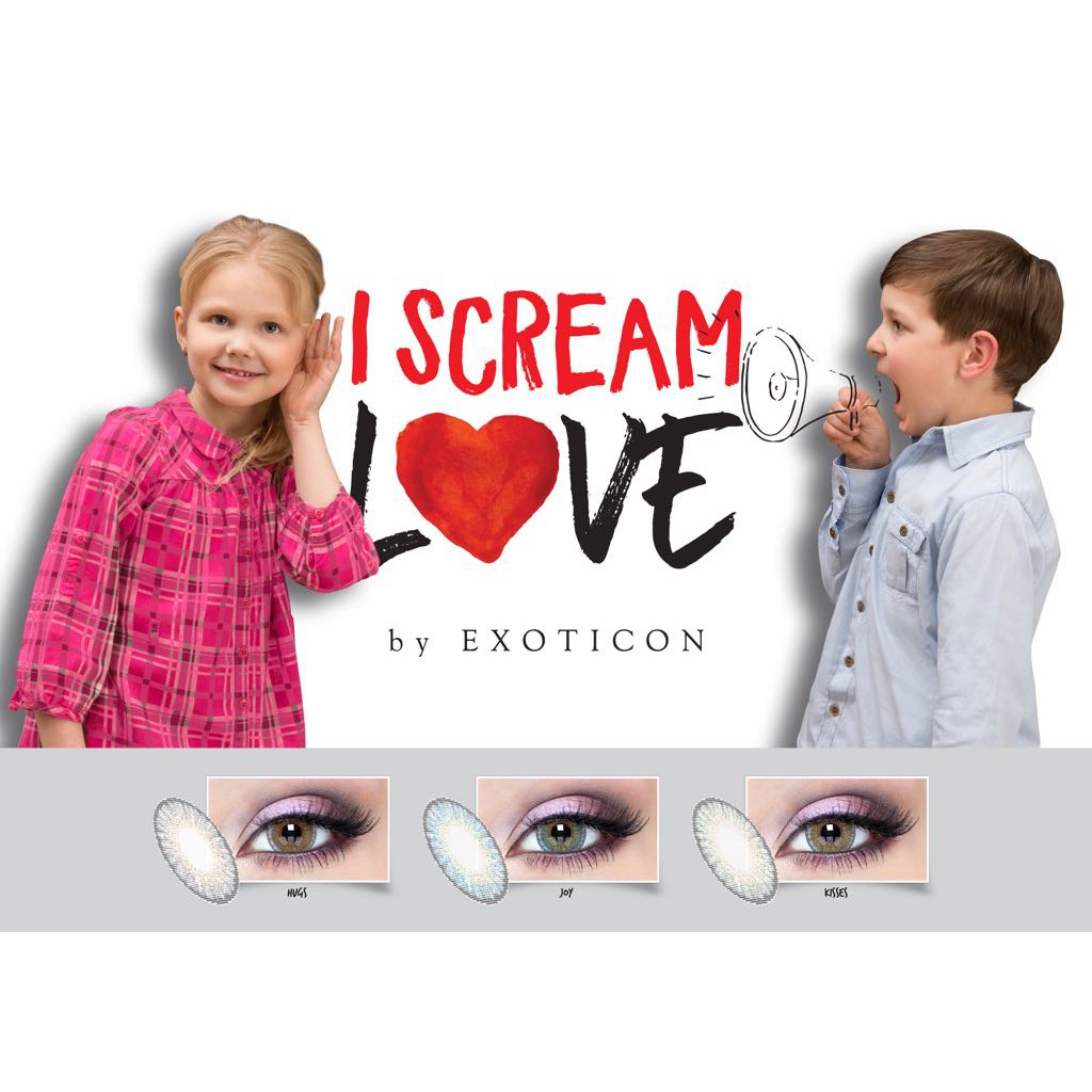 Softlens I Scream Love / Softlense X2 Exoticon  Shopee 