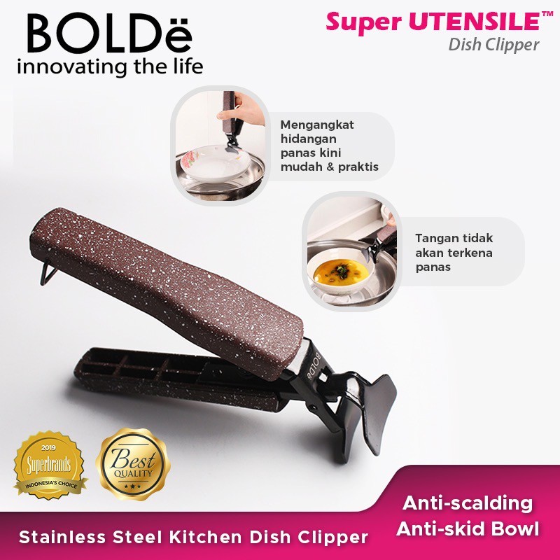 BOLDe Dish Clipper ( Penjepit Piring Bowl anti panas