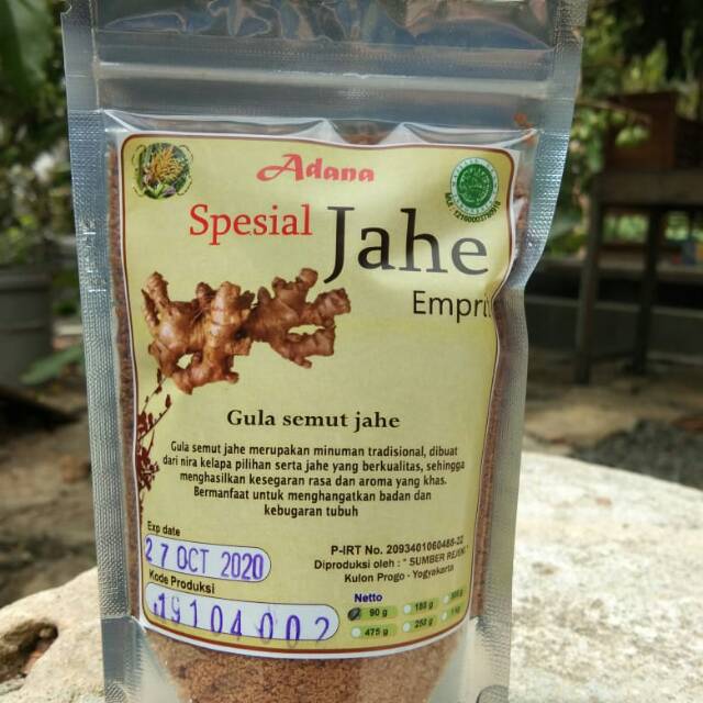 

Minuman herbal/Gula semut spesial jahe emprit isi 500gr