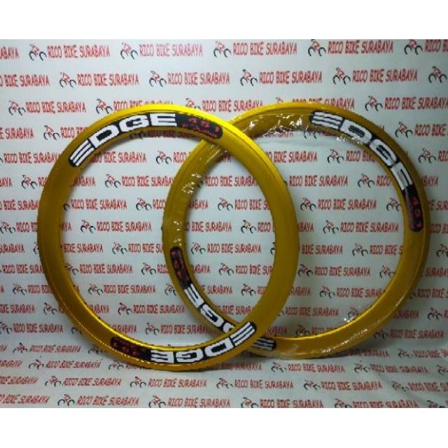 VELG RIMS SEPEDA LIPAT MINITRACK EDGE 20 451 28H HARGA SEPASANG