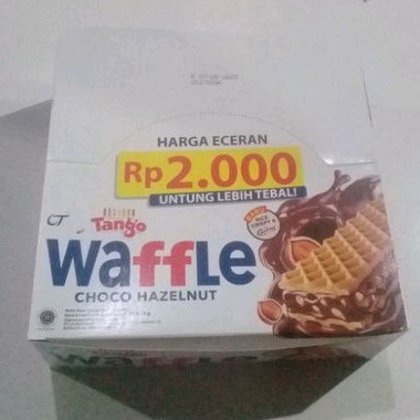 

TANGO WAFFLE CHOCO HAZELNUT 1 BOX ISI 12 PCS